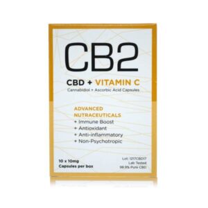 CBD and vitamin c capsules
