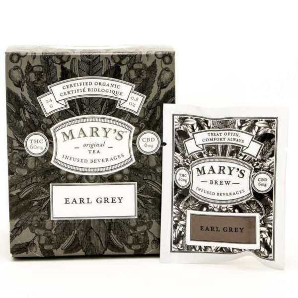 mary's wellness earl grey infused tea