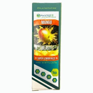 phyto extractions mango super lemon haze thc distillate packaging