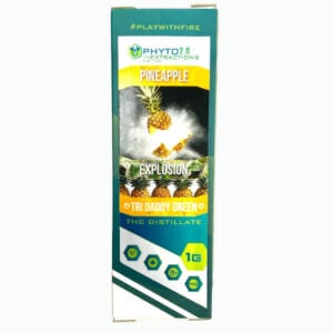 phyto extractions pineapple flavour thc distillate package