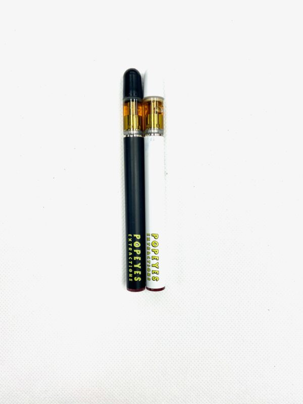 popeyes extractions 500 mg Vape Pens black and white coloiured