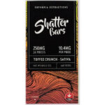 250 mg THC Toffee Crunch Sativa Shatter Bar