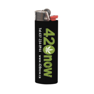 bic lighter with 420now logo