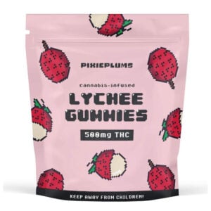 Paquet de gommes à saveur de litchi Pixieplums