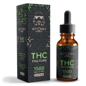 storm extracts sative tincture with 1500 mg THC