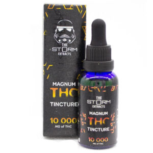 storm extracts magnum thc tincture package and bottle