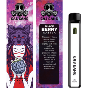 gas gang blackberry sativa vape pen