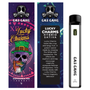 gas gang lucky charms vape pen and packaging