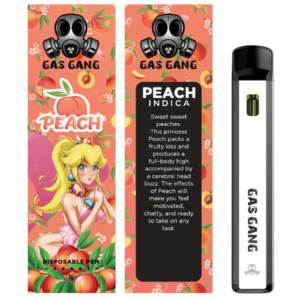 Stylo vapoteur et emballage Gas Gang Peach