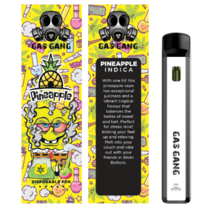 Gas Gang Stylo à vape ananas et emballage