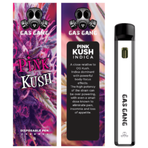 Gas Gang Pink Kush Vape Pen et emballage