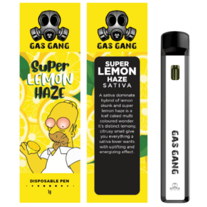 Gas Gang Super Lemon Haze Vape Pen et emballage