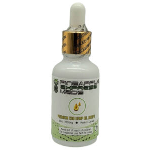 Bouteille d’huile de CBD Premium Pineapple Express Meds 2000mg