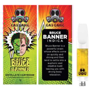 gas gang bruce banner cartridge and packaging