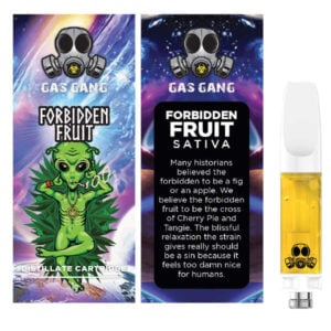 gas gang forbidden fruit cartridge and packaging