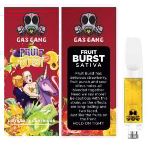 gas gang fruit burst cartridge and packaing