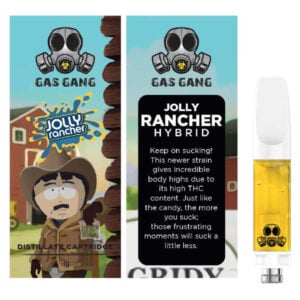 gas gang jolly rancher cartridge and packaging