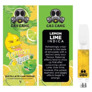 gas gang lemon lime cartridge and packaging