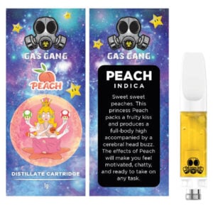 Cartouche et emballage Gas Gang Peach