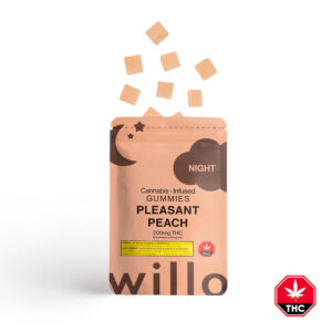 willo pleasant peach thc gummies