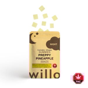 willo preppy pineapple 200mg gummies