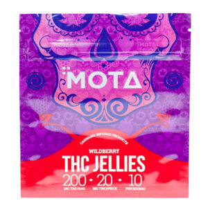Emballage de gelées de THC Mota Wildberry