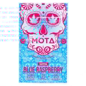 Emballage Moto Blue Raspberry Jelly Sativa THC