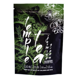 package of temple tea jasmine green tea variety
