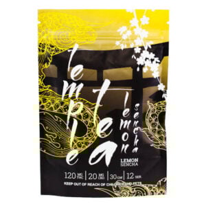 package of lemon tea by temple tea
