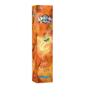 drizzle factory gem pod vape pen in peach fuzz flavour