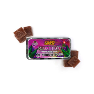 Golden Monkey Grape Blast Gummies avec 1000 mg de THC