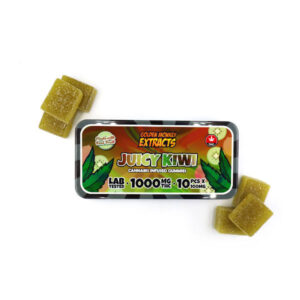 Extraits de kiwi juteux de singe doré avec 1000 mg de THC
