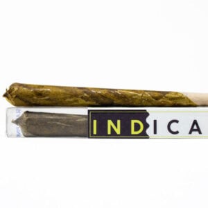 kushkraft big sticky indica pre-rolled joint and packaging