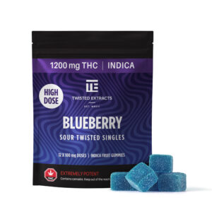 Paquet d’extraits torsadés 1200mg THC Sour Singles