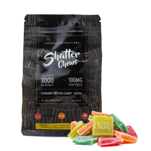 shatter chews sativa 3000mg THC