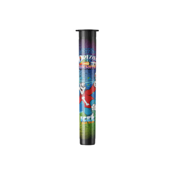 Paquet de fusée lunaire à saveur de framboise bleue glacée de Drizzle Factory