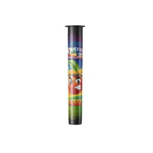 drizzle factory moon rocket peach flavoured packaging
