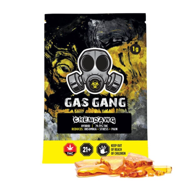 Emballage de la souche Gas Gang Chemdawg