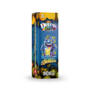 package of drizzle factory cartridge with blueberry lemonade strain