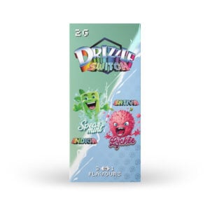 Emballage de Drizzle Factory Switch Vape en saveurs de menthe verte et de litchi