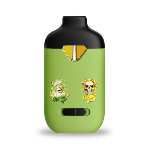 drizzle factory switch vape in keylime pie and lemon skulls flavours