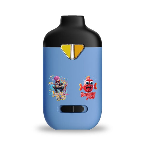 drizzle factory switch vape in loopy fruit and gummy fish flavours