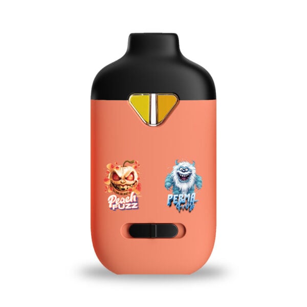 drizzle factory switch vape in peach fuzz and perma frost flavours