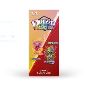 Emballage de Drizzle Factory Switch Vape aux saveurs Pink Lemonade et Kandy Kush