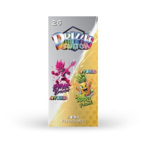 Emballage de Drizzle Factory Switch Vape aux saveurs Pink Rockstar et Ananas Phanta