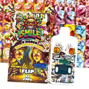 smile factory dual vape pen in smores and ice cream cake flavours