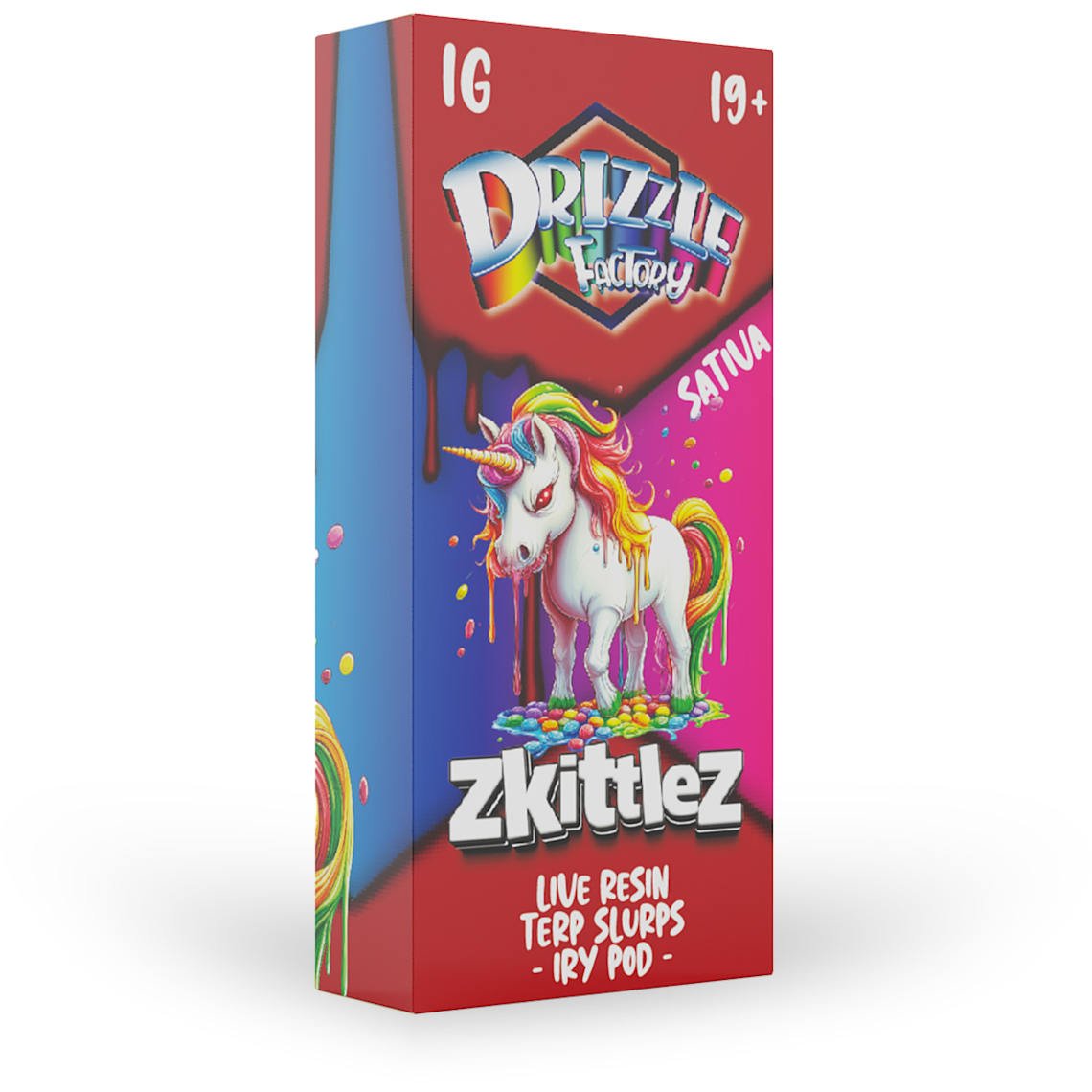 packaging of drizzle factory 1g live resin in original z flavour