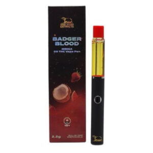 honey badger extracts d9 2.2mg vape in badger blood flavour