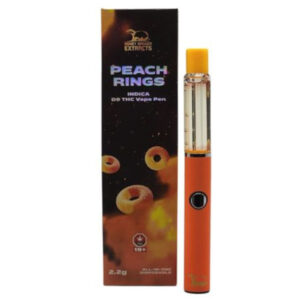 honey badger extracts d9 2.2mg vape in peach rings flavour